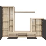Mueble de salón y TV Composición de salón grande 263 Cm